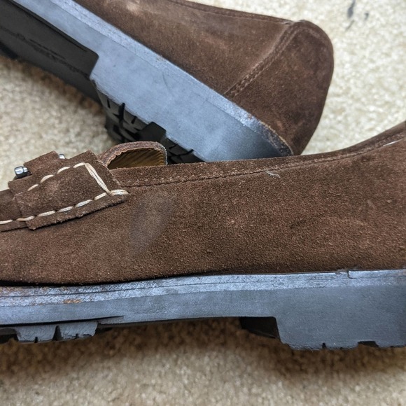 Salvatore Ferragamo Men\'s Brown Suede Loafers Size 12 main image 4